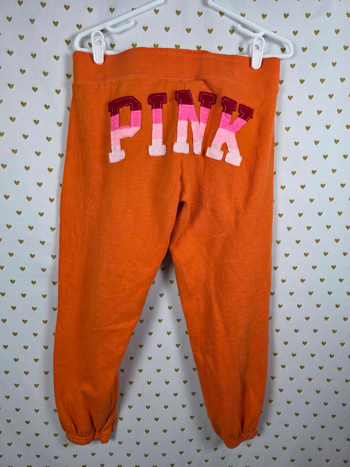 Victorias Secret Pink Vintage Hoodie Joggers SET y2k SMALL Jacket Pants Patches
