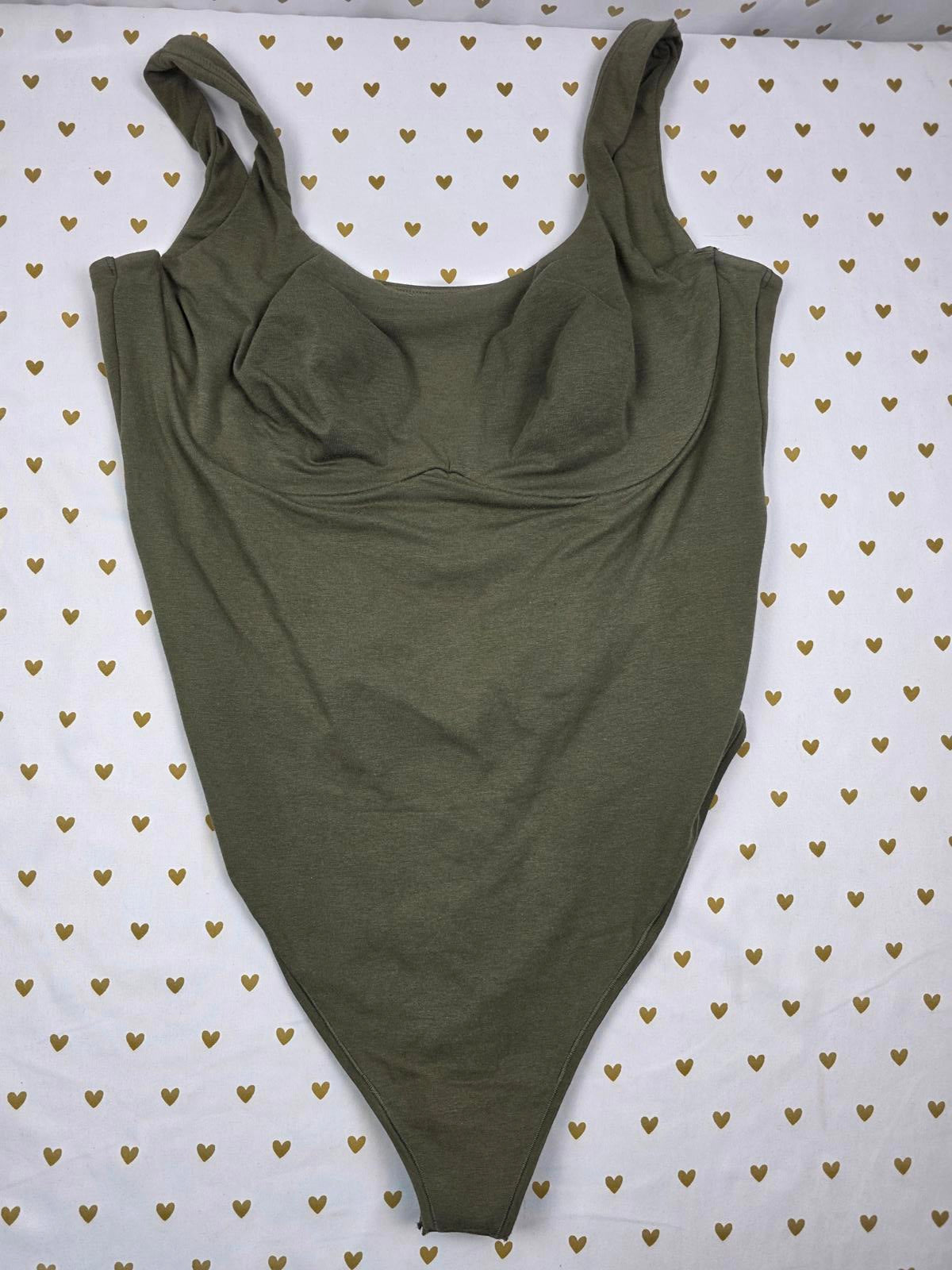 Victorias Secret PINK Green New NWT Underwire Thong Bodysuit 2XL XXL