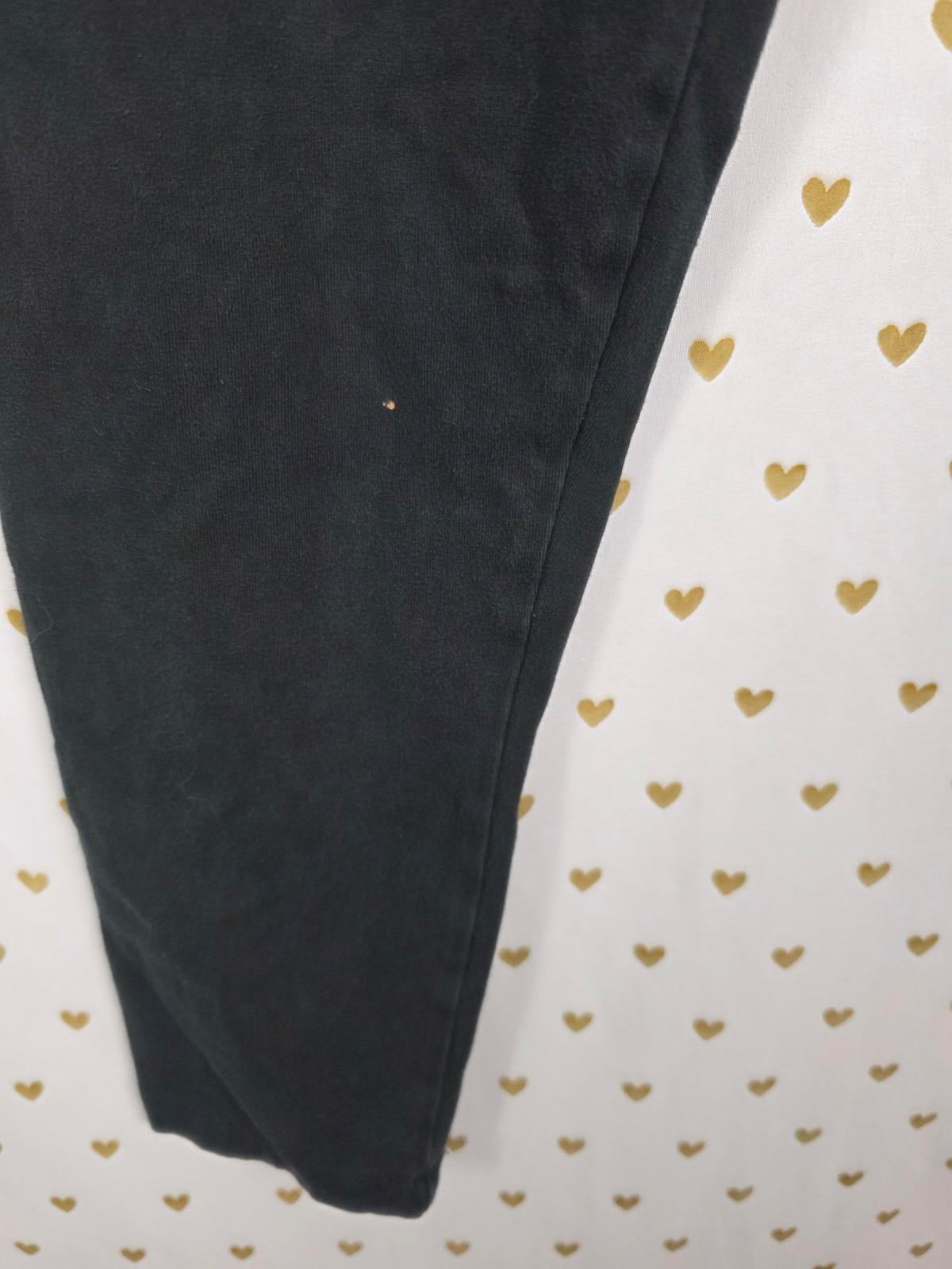 Victorias Secret PINK Logo FOLDOVER VINTAGE YOGA PANTS Skinny Medium