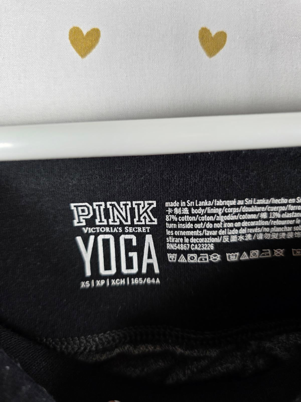 Victorias Secret PINK BLING SEQUINED Yoga Pants ankle Grey XS