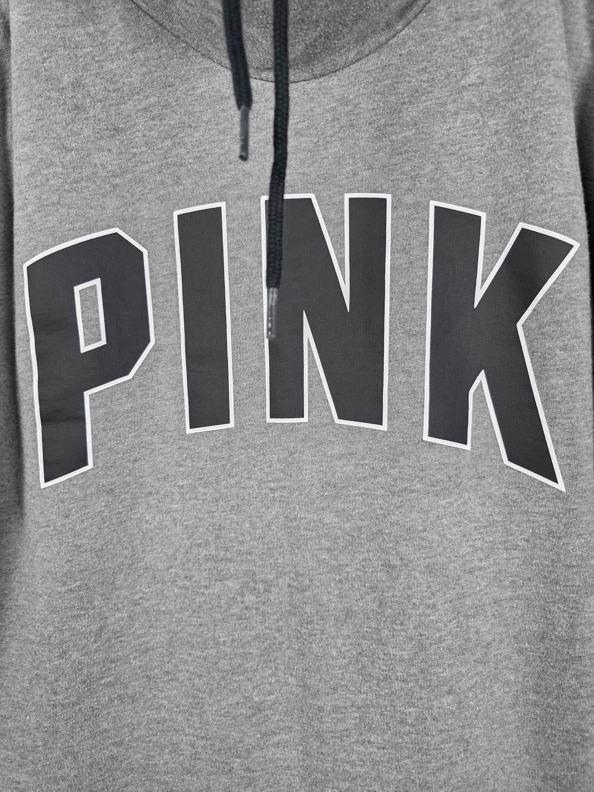 Victorias Secret Pink RAINBOW SHINE SLEEVE Slouchy Neck Sweater Campus Sweater S