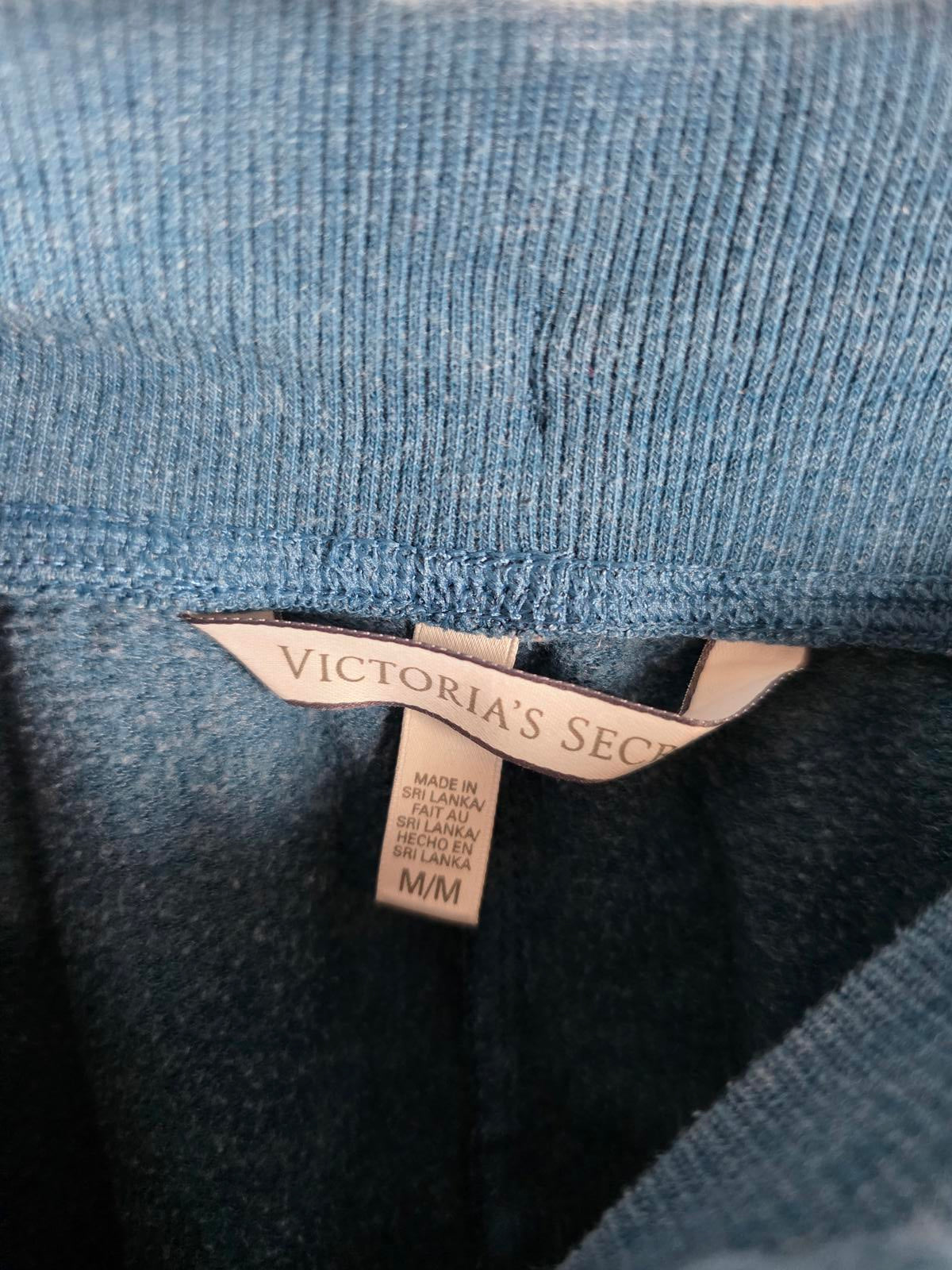 Victorias Secret ANGEL Blue Tapered Capri Joggers sweats sweatpants MEDIUM