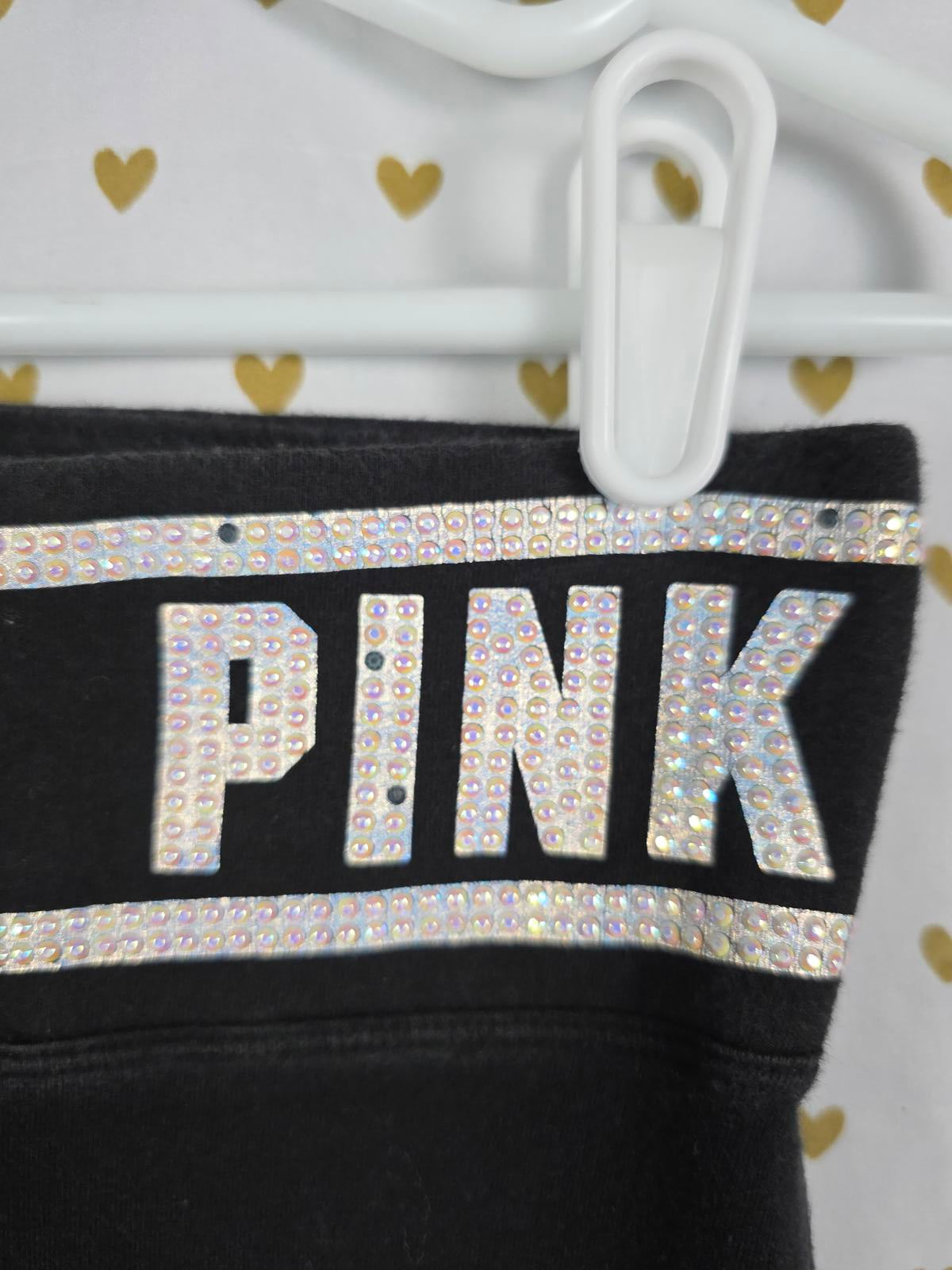 Victorias Secret PINK BLING High Waist Yoga Pants Leggings Studded Small