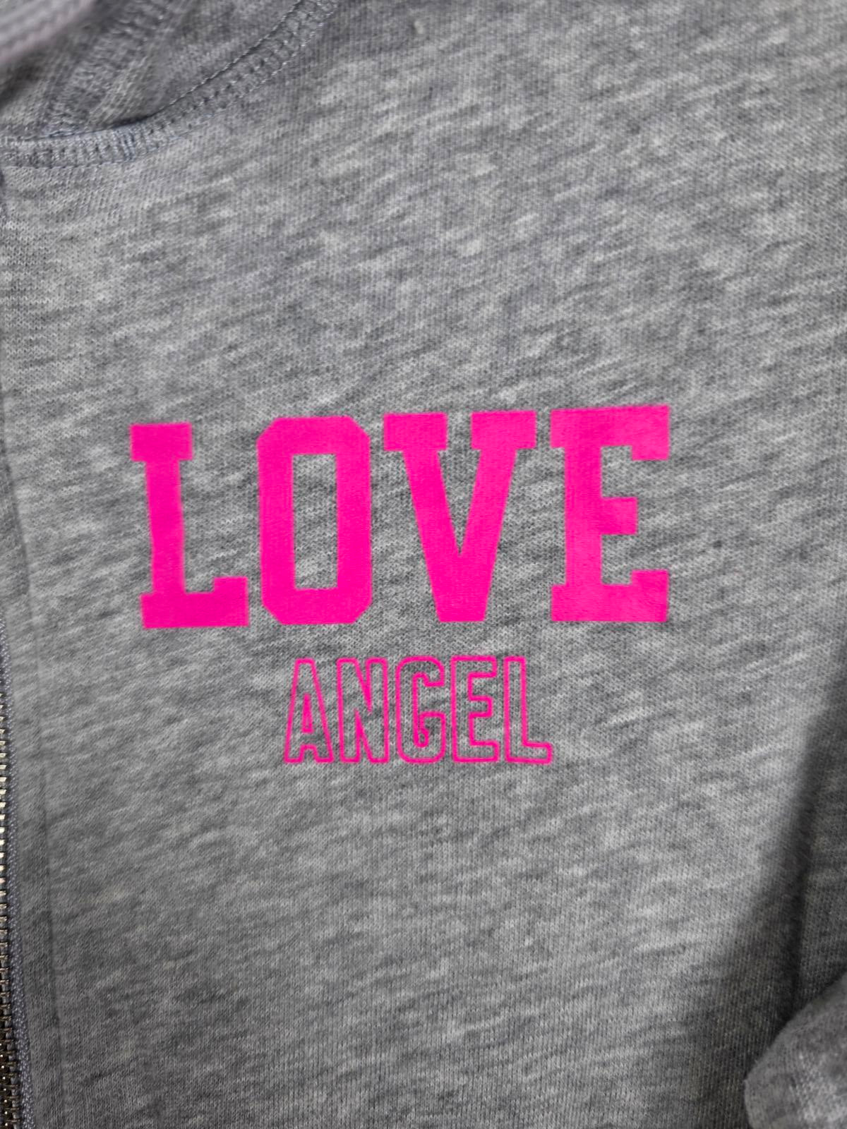 Victorias Secret ANGELS WINGS Love full Zip Hoodie Jacket XS