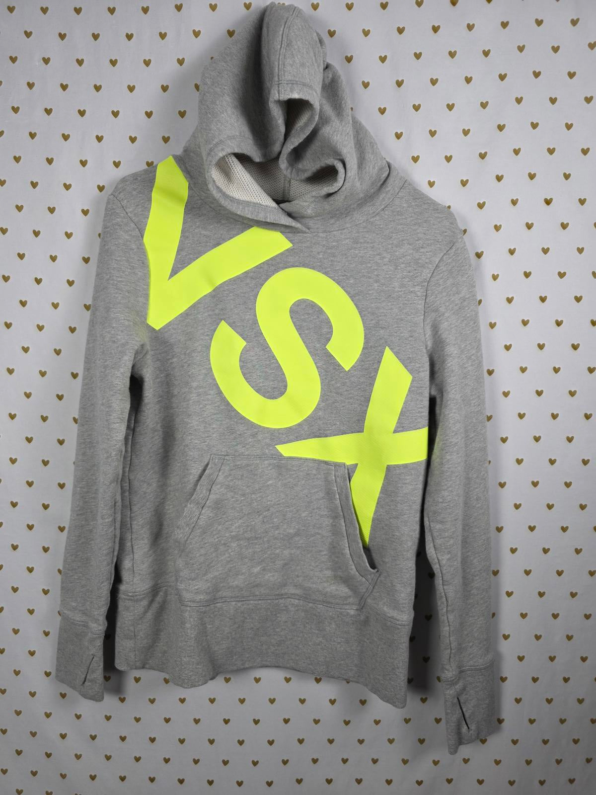Victorias Secret VSX Open Back Hoodie Sweater Pullover Active SPORT Top Small