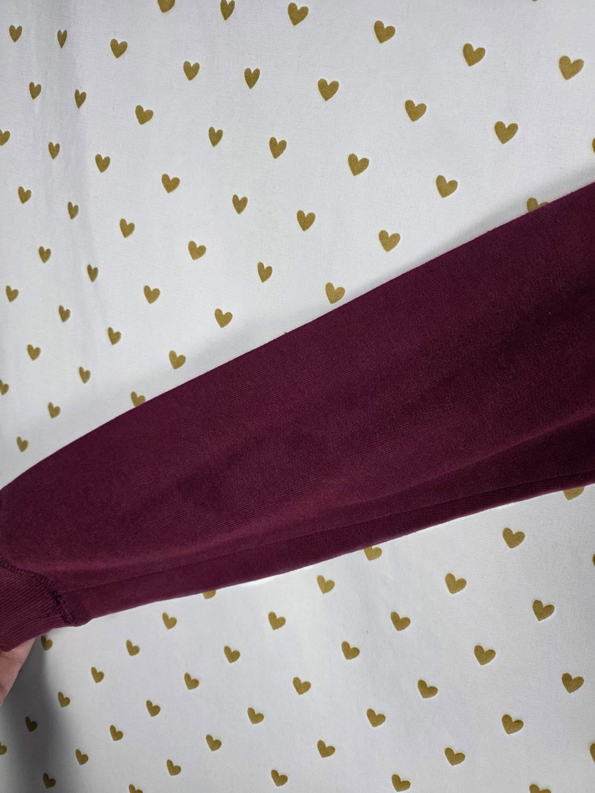 Victorias Secret MAROON BLING Sequin WINGS Full Zip Jacket Medium