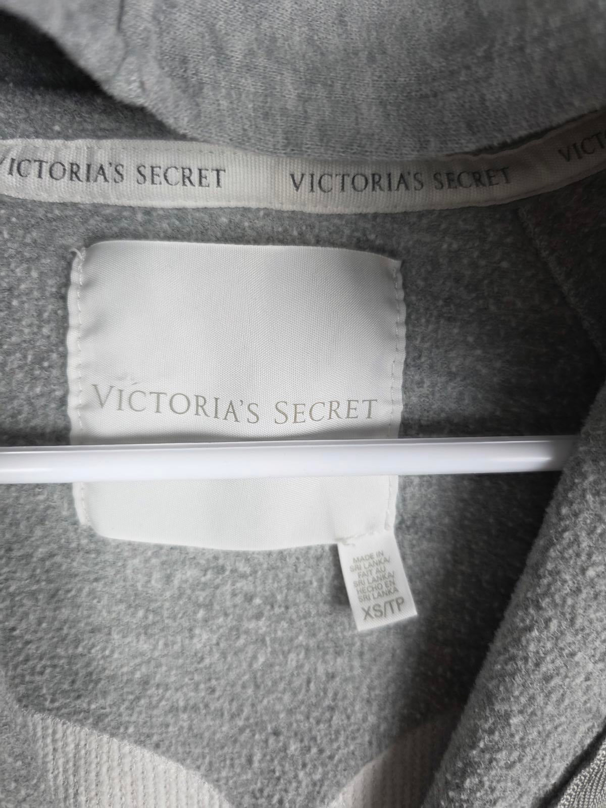 Victorias Secret NEON BLING SEQUINED WINGS Full Zip Hoodie Jacket XS