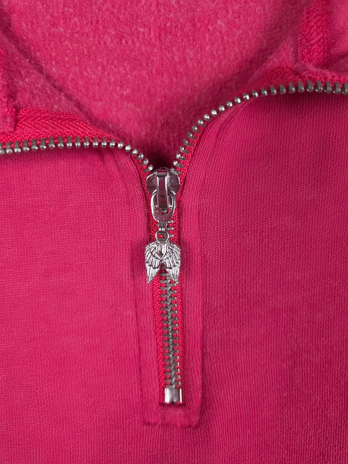Victorias Secret ANGELS WINGS Quarter Zip Sweater Shirt Medium
