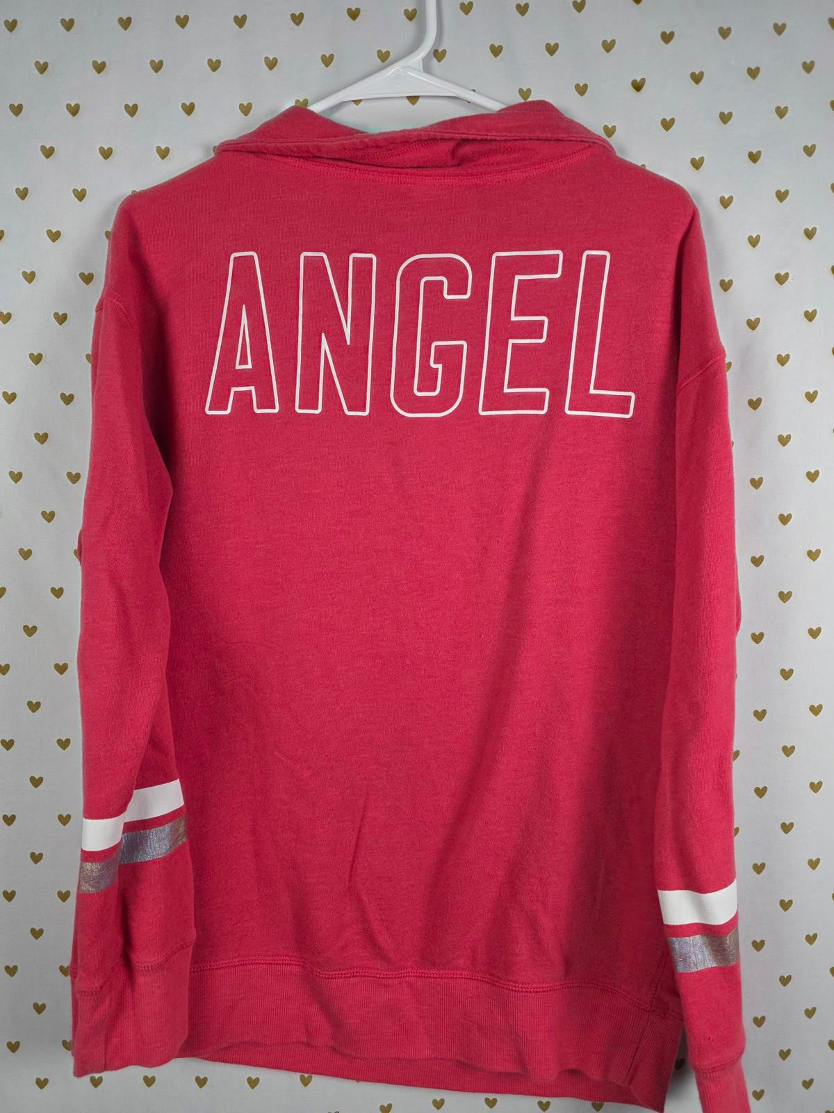 Victorias Secret ANGELS WINGS Quarter Zip Sweater Shirt Medium