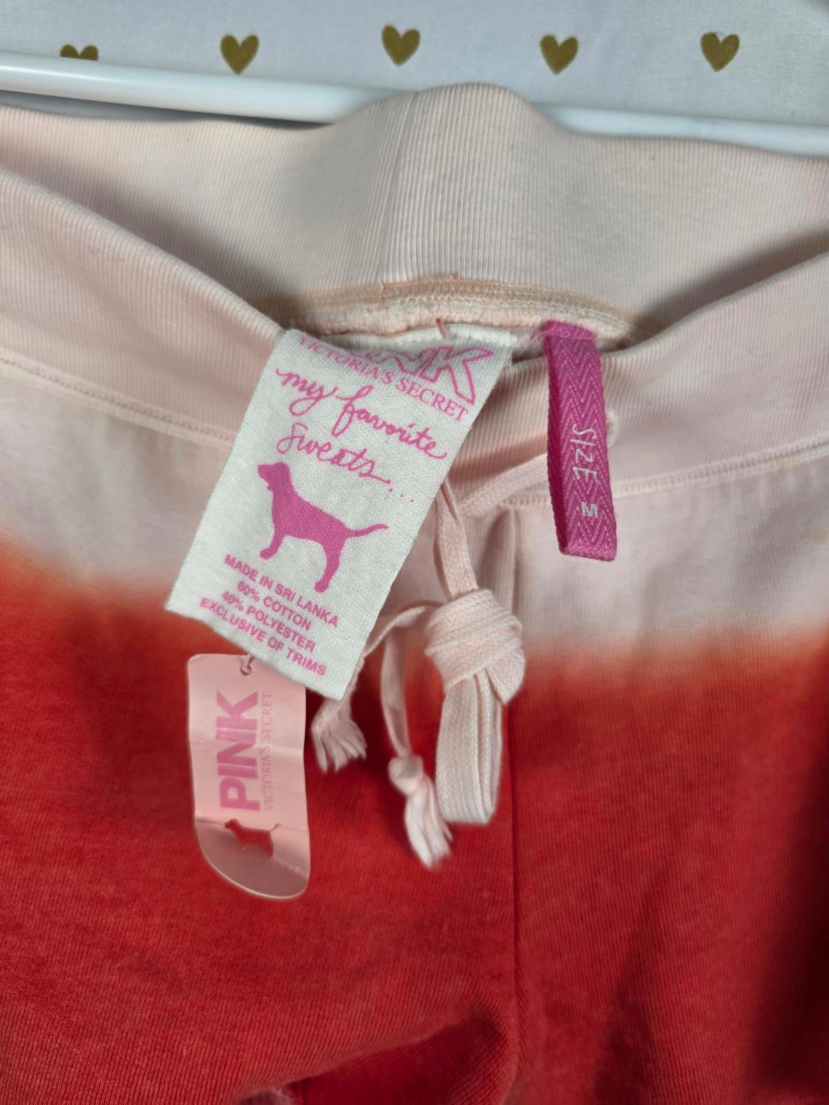 Victorias Secret PINK RARE NEW Sweat Shorts Gradient Sweats TAG Logo Butt MEDIUM