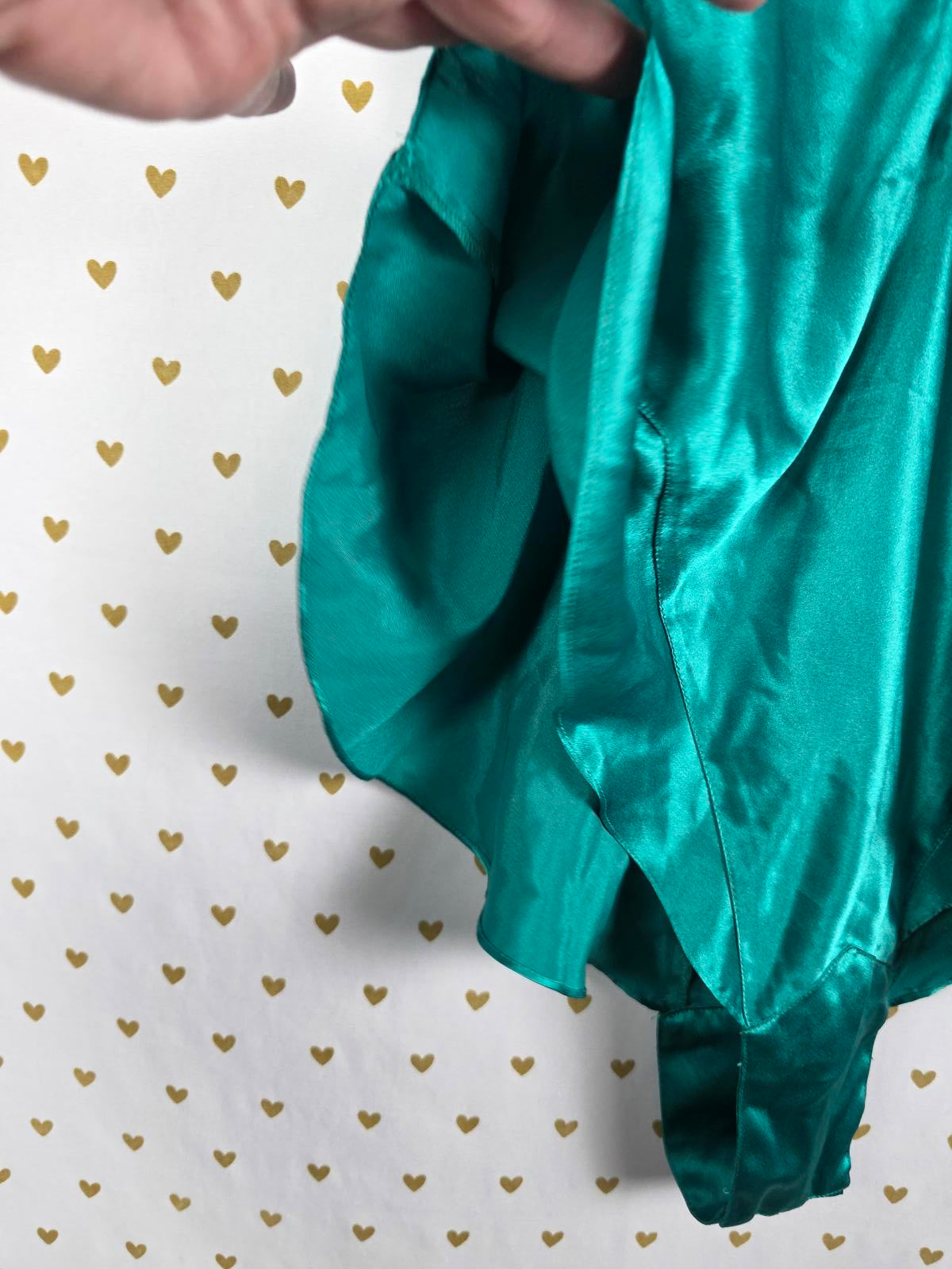 Victorias Secret VINTAGE Satin GOLD LABEL Rare Teddy Silky Nightie Lingerie M