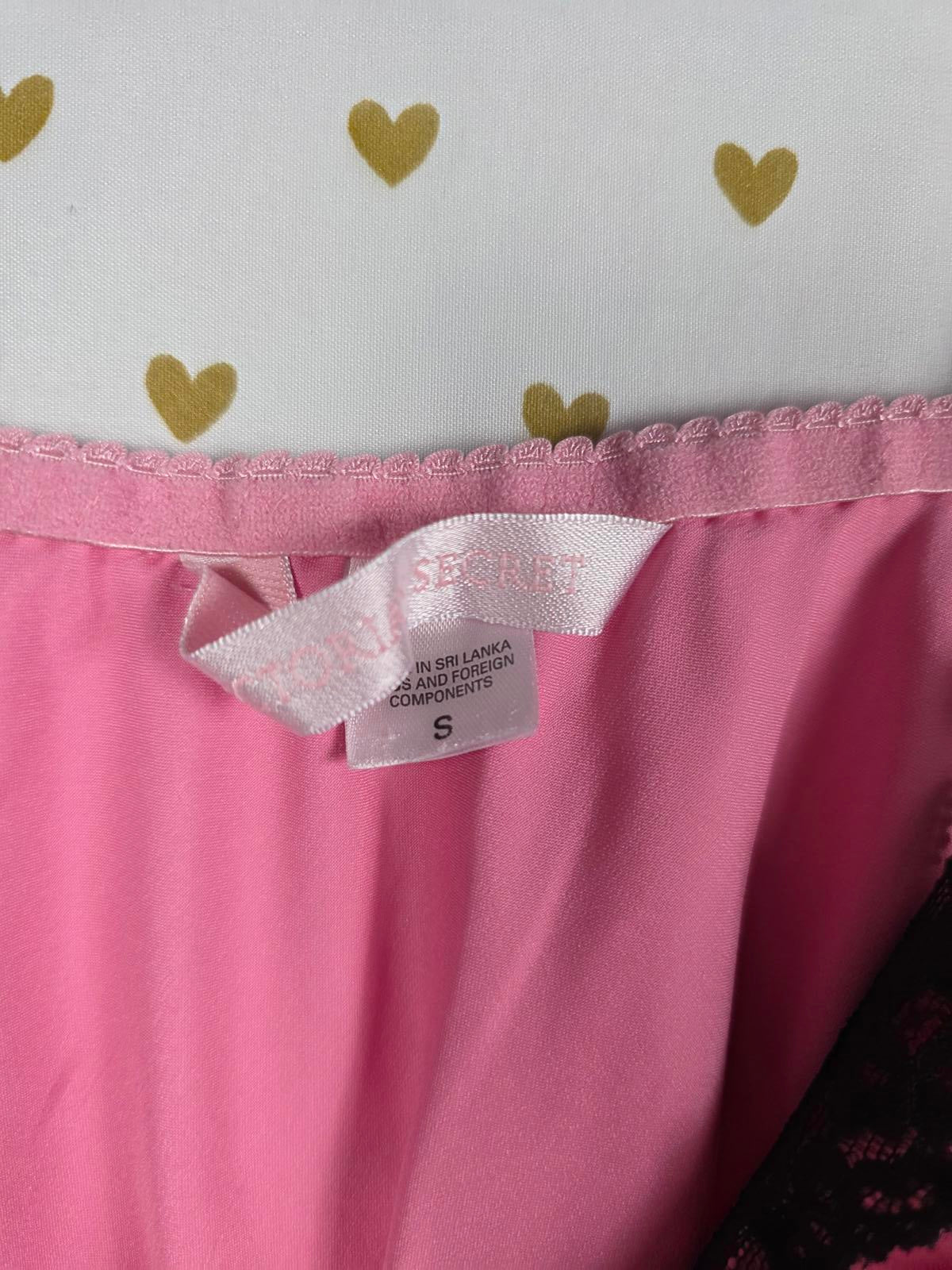Victorias Secret PINK Satin Silky Slip Dress Nightie Lingerie Sleep SMALL