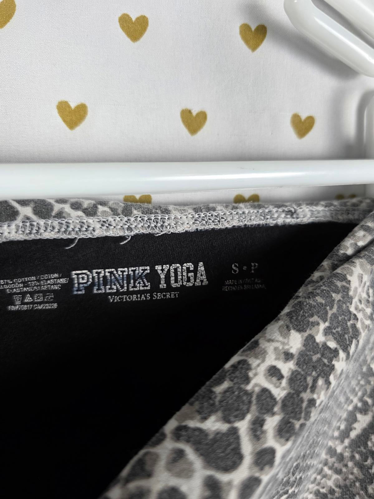 Victorias Secret PINK SNAKE PRINT BLING Yoga Pants FOLDOVERS Vintage Y2k SMALL