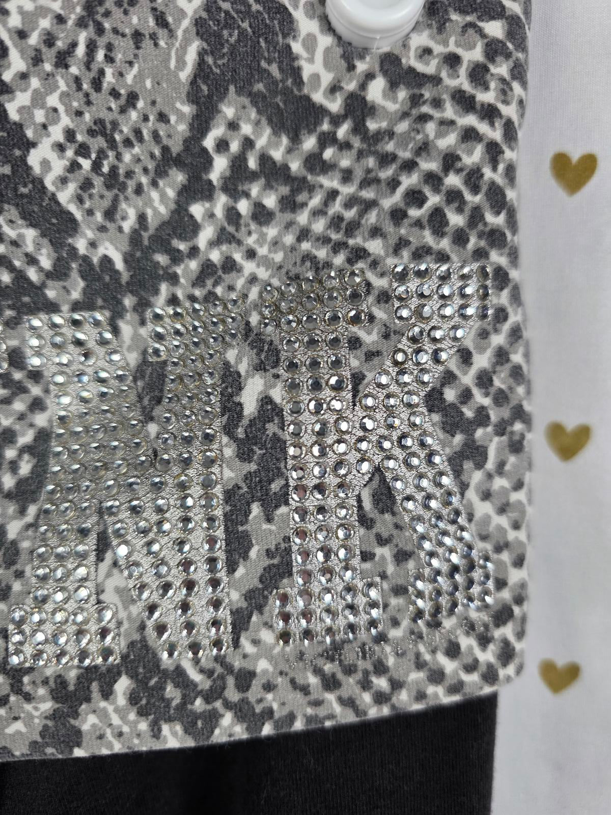 Victorias Secret PINK SNAKE PRINT BLING Yoga Pants FOLDOVERS Vintage Y2k SMALL
