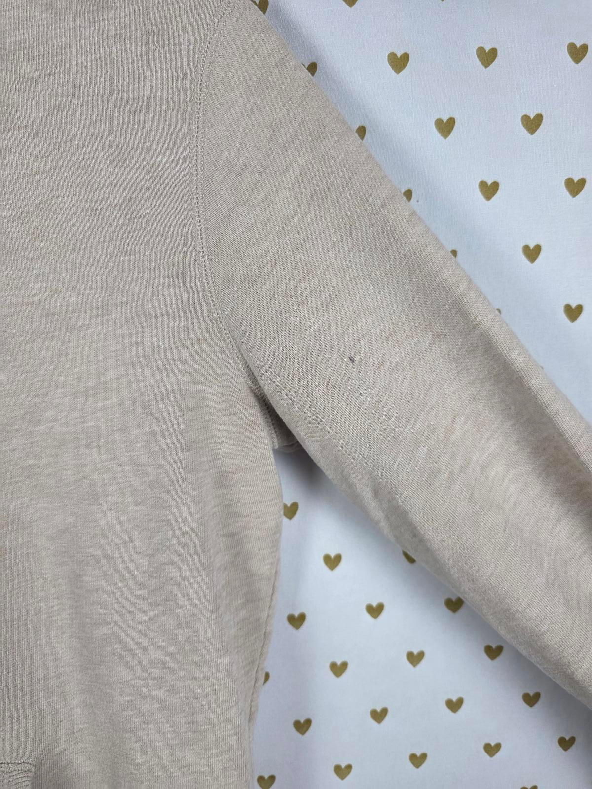 Victorias Secret WINGS Bling Hoodie Full Zip Beige Jacket SUPERMODEL ESSENTIALS