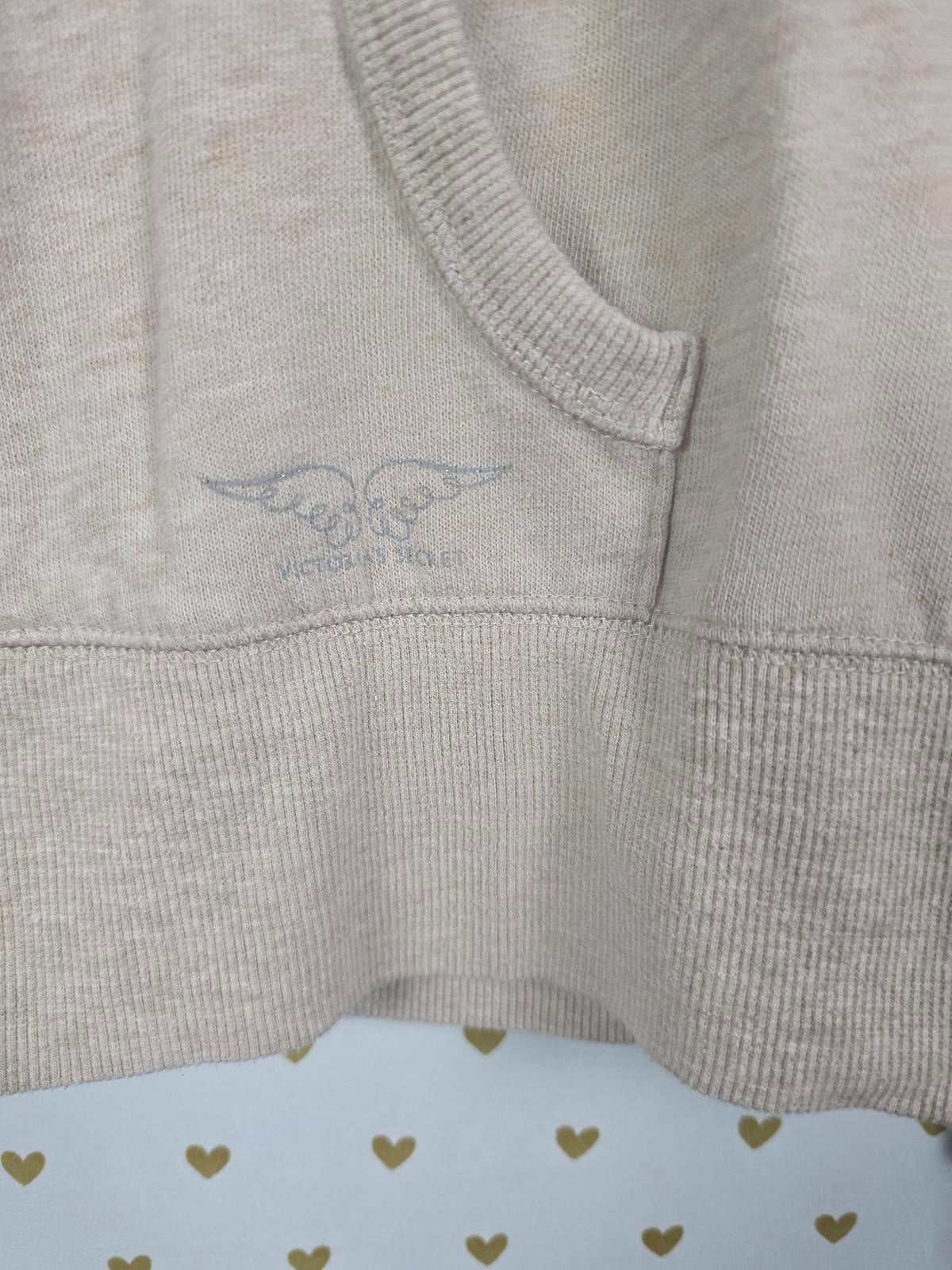 Victorias Secret Bling Logo Full Zip Hoodie Jacket SUPERMODEL ESSENTIALS Large
