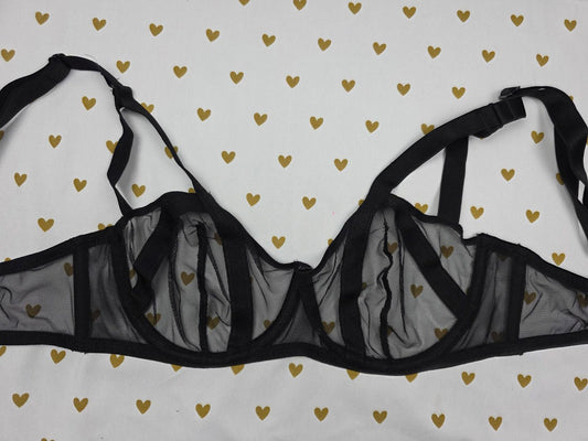 Victorias Secret Unlined VERY SEXY Balconette Bra Demi 34C