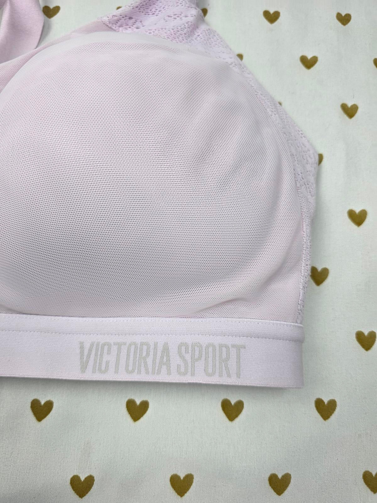 Victorias Secret Purple Lightweight Sports Bra Active 34D Tank Exercise