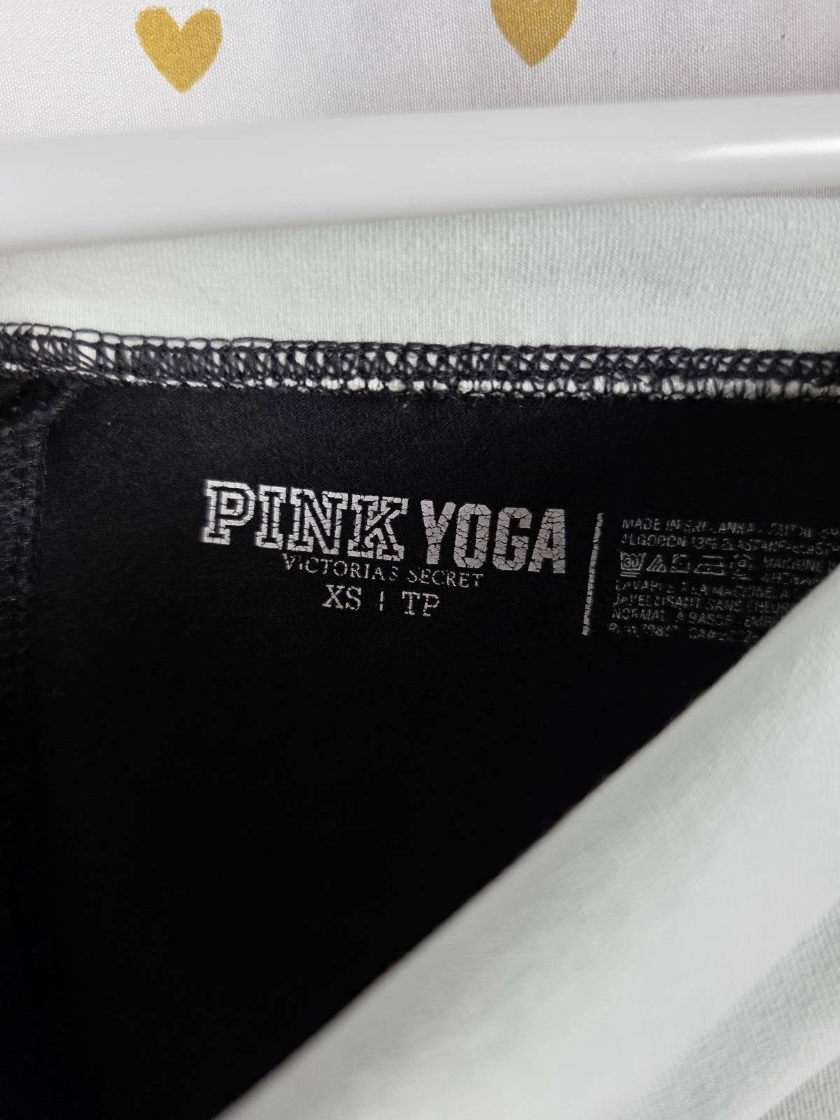 Victorias Secret PINK BLING Mint Foldover Yoga Pants CAPRI Leggings Vintage Y2K