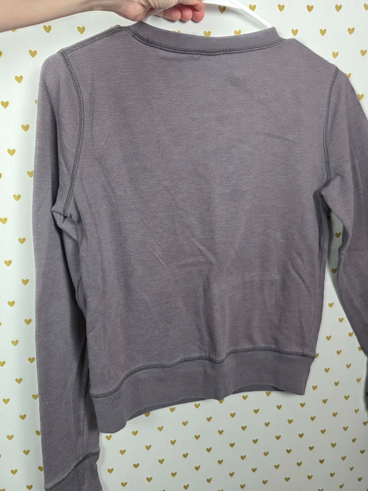 Victorias Secret Pink Vintage Y2K Front Pocket Logo Sweater Shirt XS