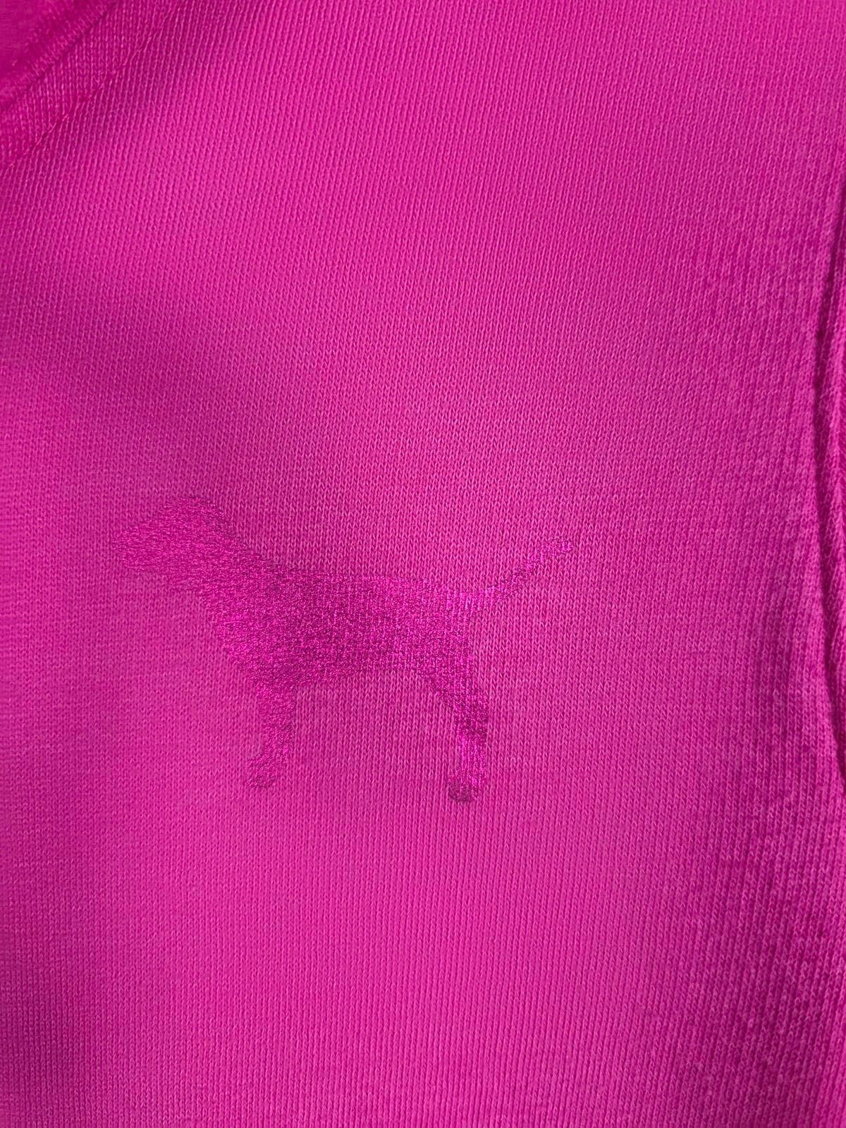 Victorias Secret Pink BLING Sequined Full Zip Hoodie Jacket Vintage SMALL
