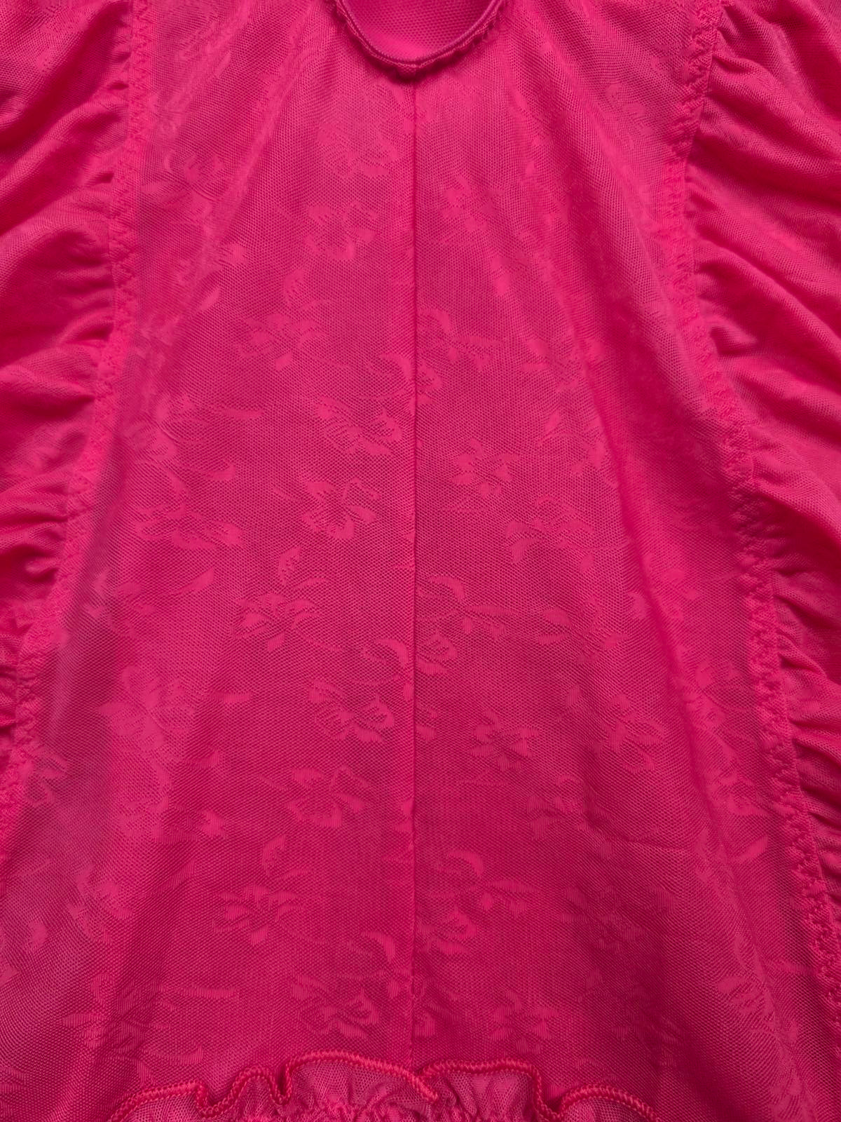 SEXY LITTLE THINGS Red Ruched Underwire Babydoll Corset Coquette Garter 34D