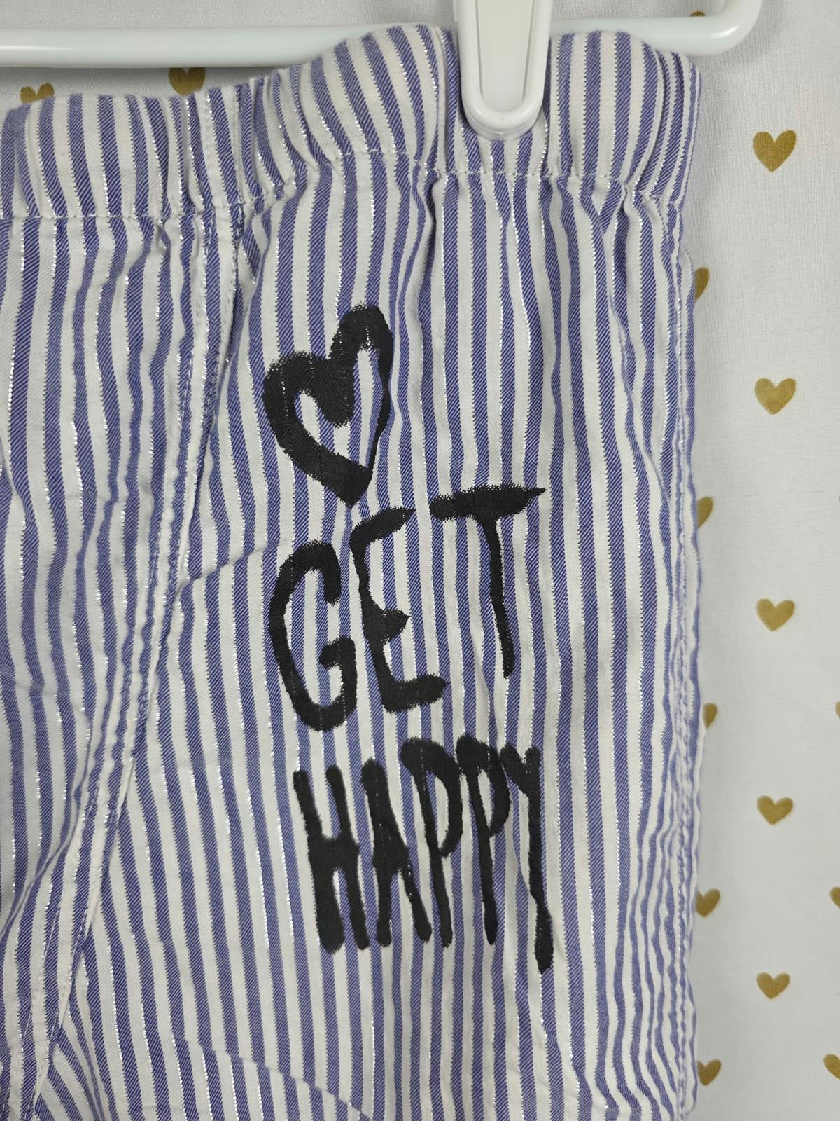 Victorias Secret VINTAGE Y2k Striped Sleep Pajama Pants Blue XS PJ doodle