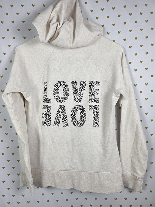 Victorias Secret ANGELS CHEETAH LEOPARD Love WINGS Full Zip Hoodie