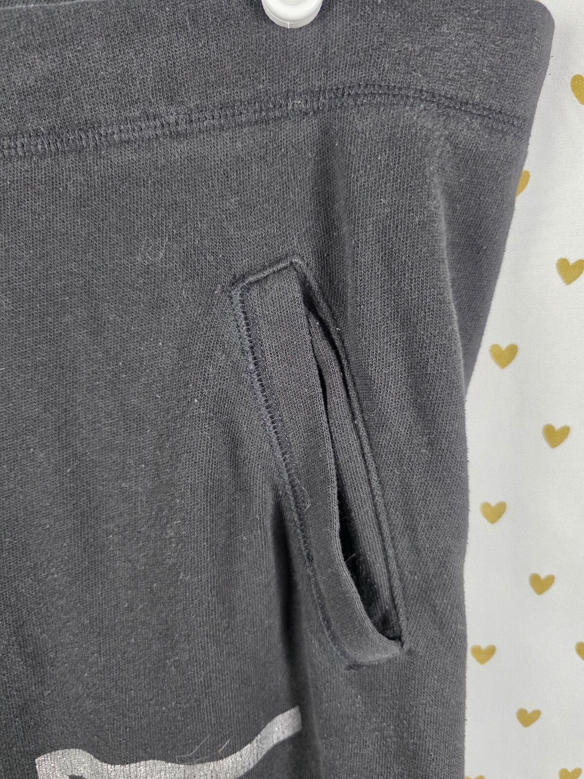 Victorias Secret LOVE ANGEL VS Bling Sweats Sweatpants MEDIUM Flare Black