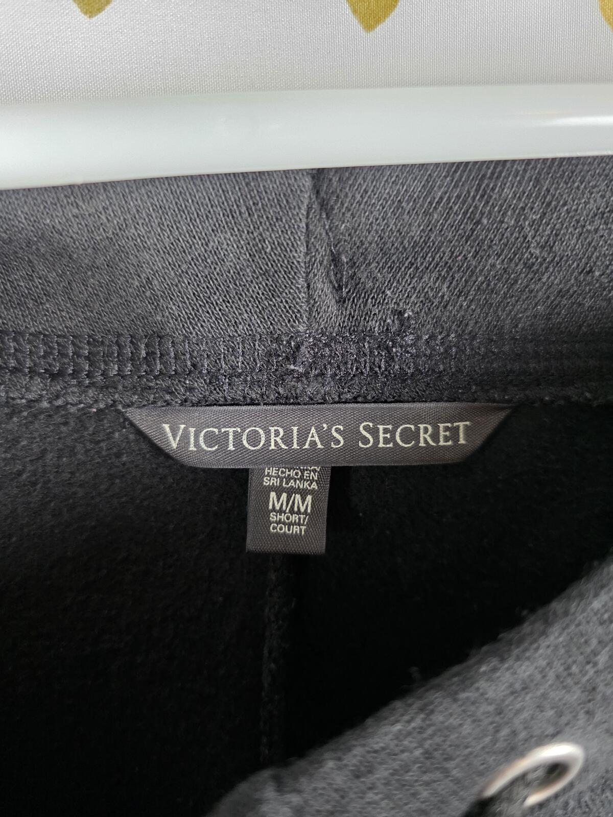 Victorias Secret LOVE ANGEL VS Bling Sweats Sweatpants MEDIUM Flare Black