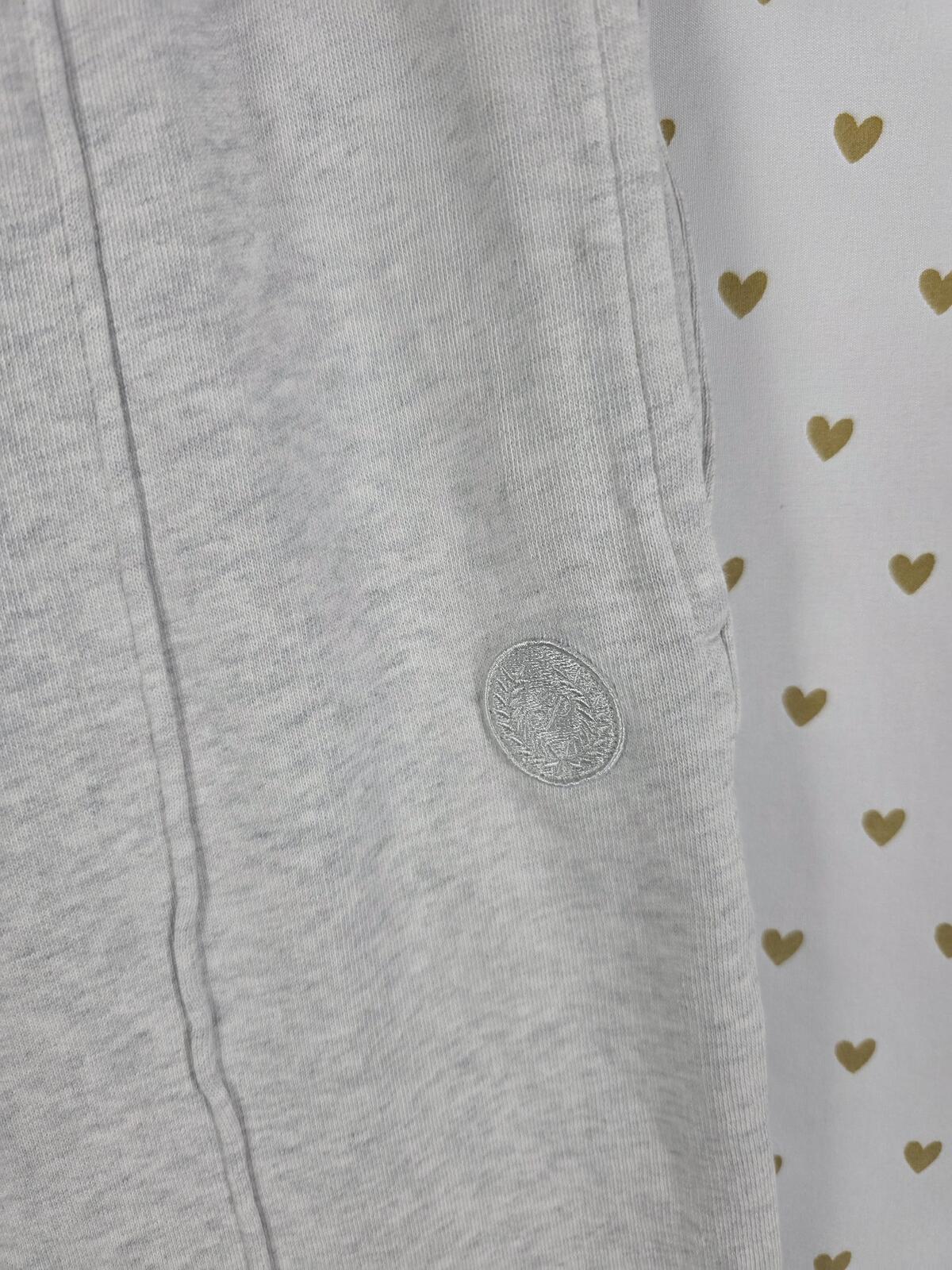 Victorias Secret PINK Flare Grey Pleated Sweats Sweatpants Large