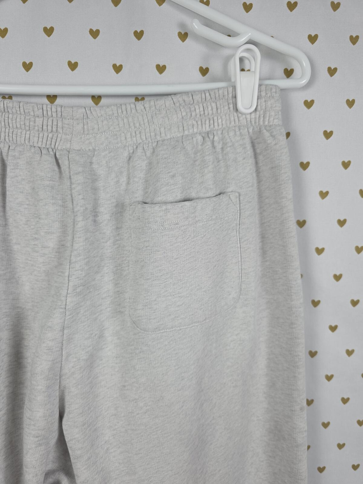 Victorias Secret PINK Flare Grey Pleated Sweats Sweatpants Large