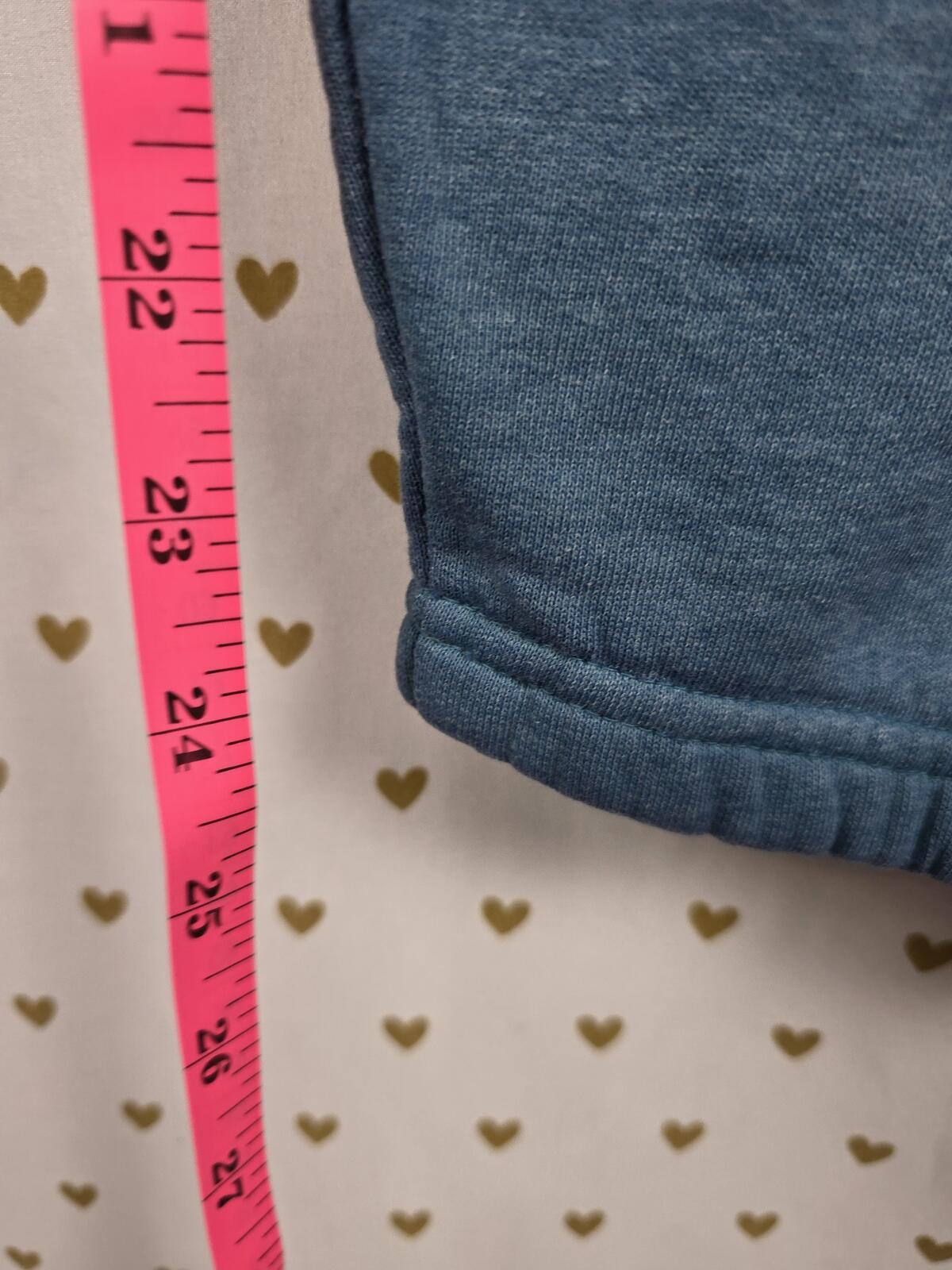 Victorias Secret VINTAGE Blue TRUE PINK LOVE y2k Joggers Sweatpants Sweats MED