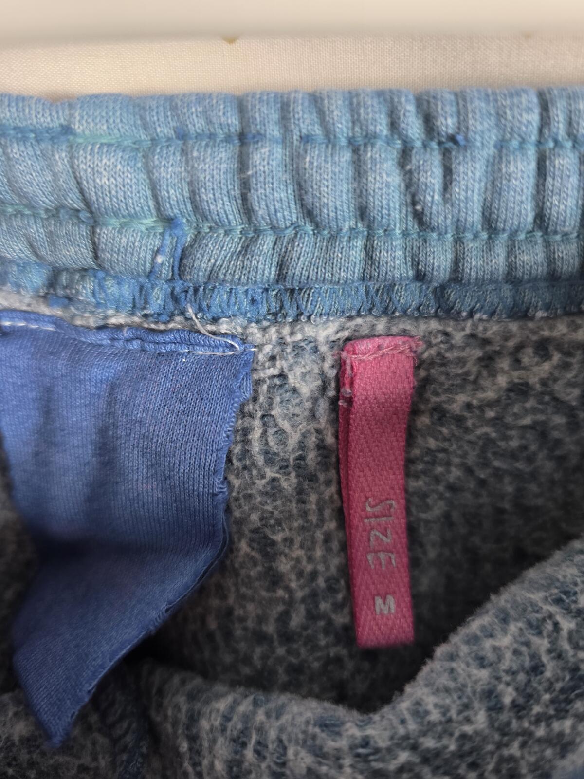 Victorias Secret VINTAGE Blue TRUE PINK LOVE y2k Joggers Sweatpants Sweats MED