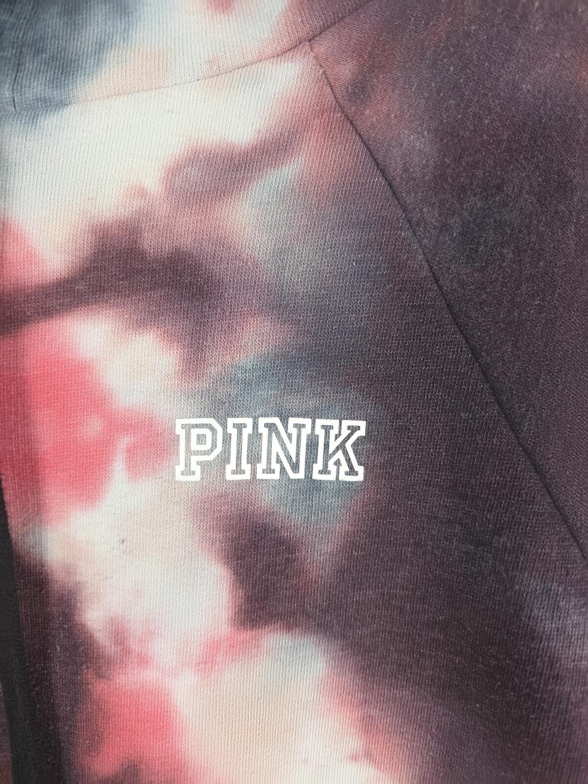 Victorias Secret Pink Tye Dye SWEATER DRESS Oversized Hoodie Long XS