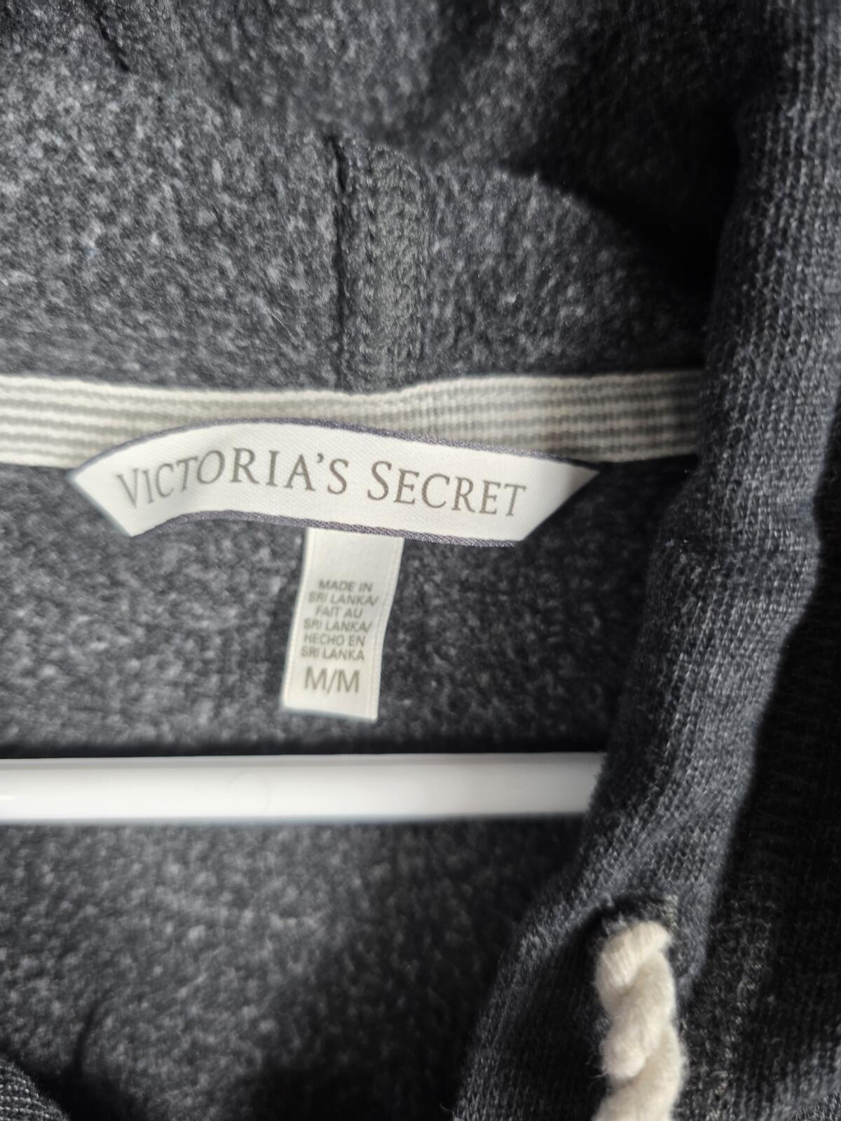 Victorias Secret  BLING WINGS Hoodie Jacket Full ZIp Jacket Sequined MEDIUM