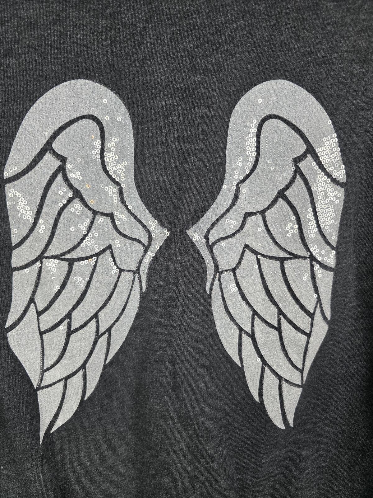 Victorias Secret  BLING WINGS Hoodie Jacket Full ZIp Jacket Sequined MEDIUM