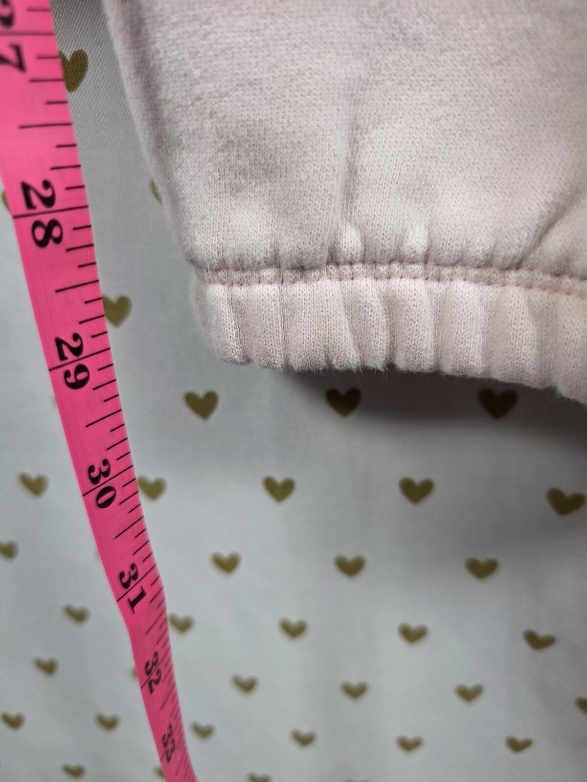 Victorias Secret PINK LOVE Heart Logo Sweatpants Joggers Sweats MEDIUM
