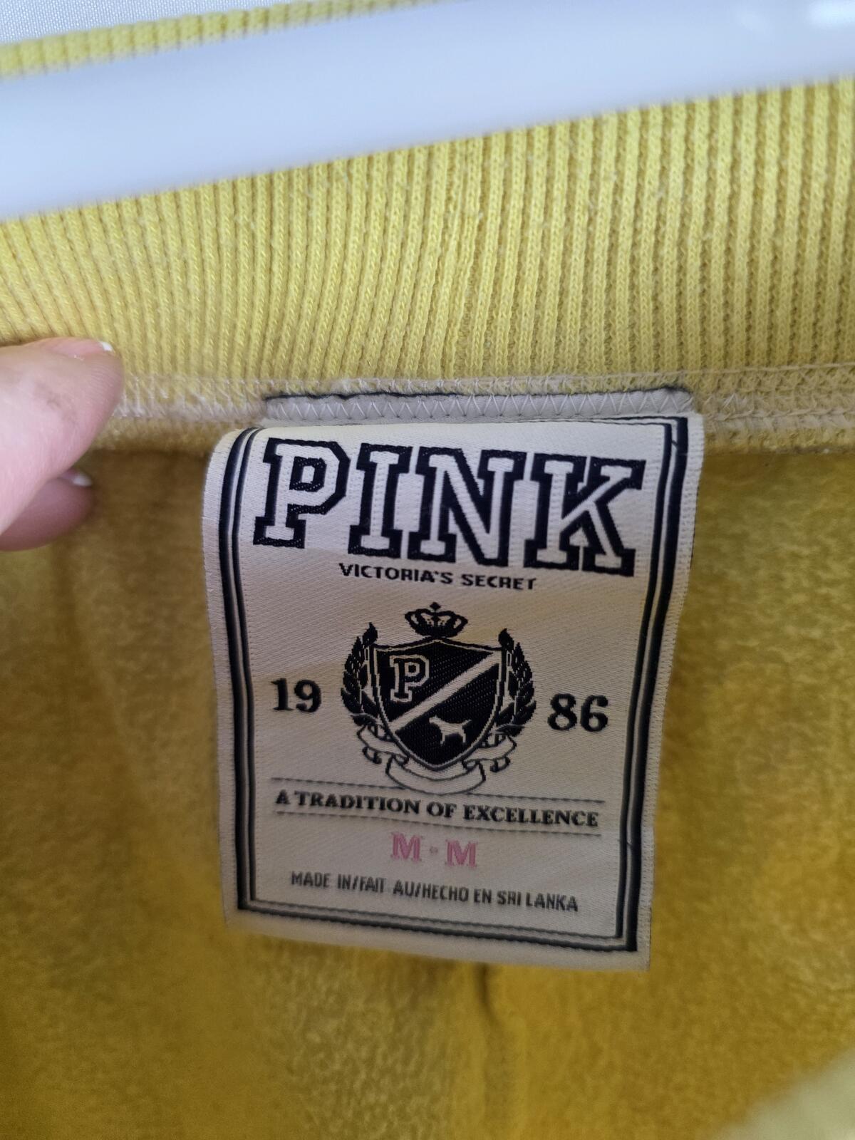 Victorias Secret PINK Heart Logo Logo BUTT Sweats Sweatpants Medium