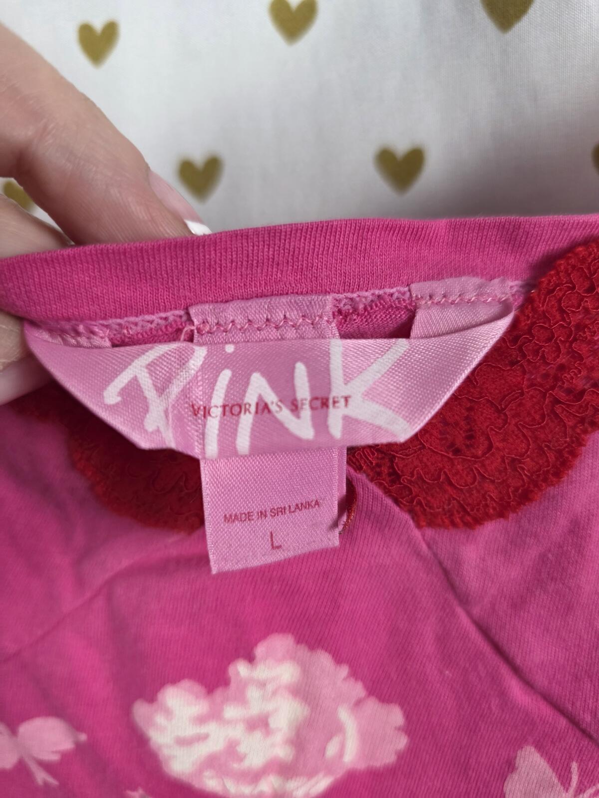 Victorias Secret PINK VINTAGE y2k Lace Trm babydoll slip Dress HTF RARE Large