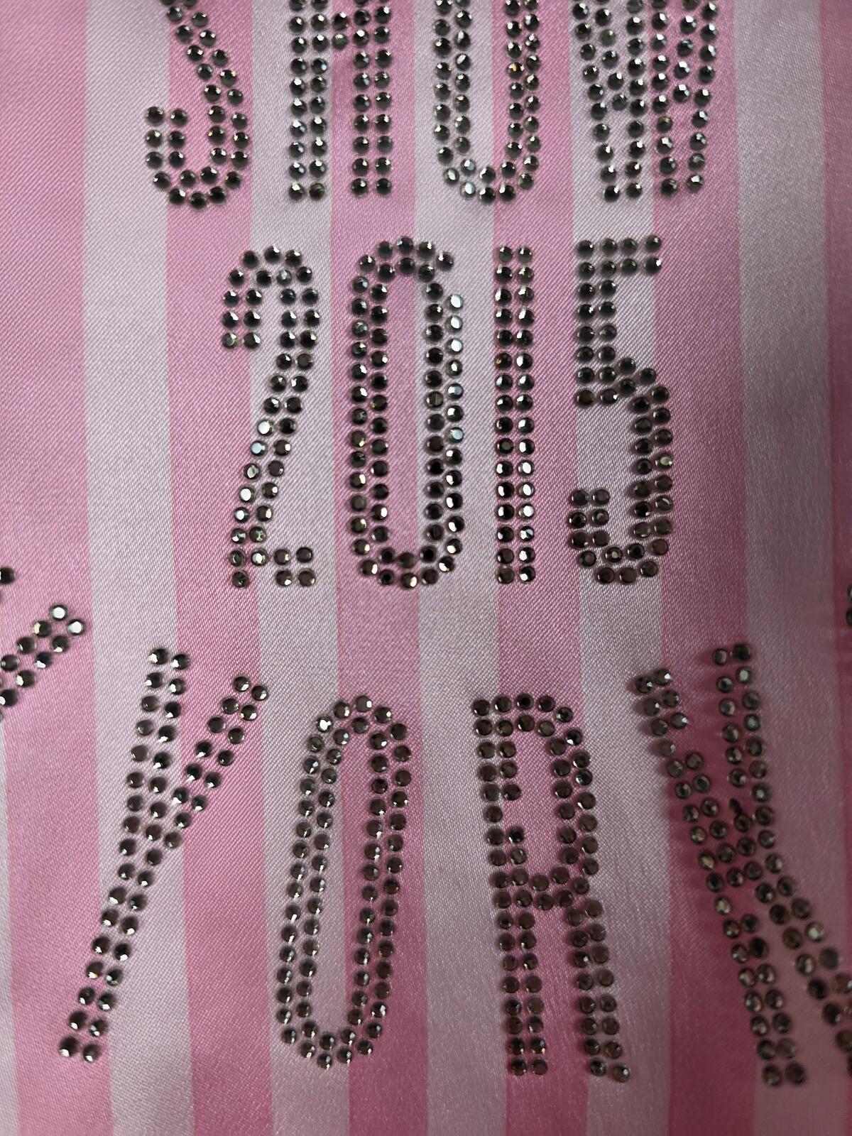 Victoria’s Secret 2015 New York City Fashion Show Diamanté Logo Robe OSFA