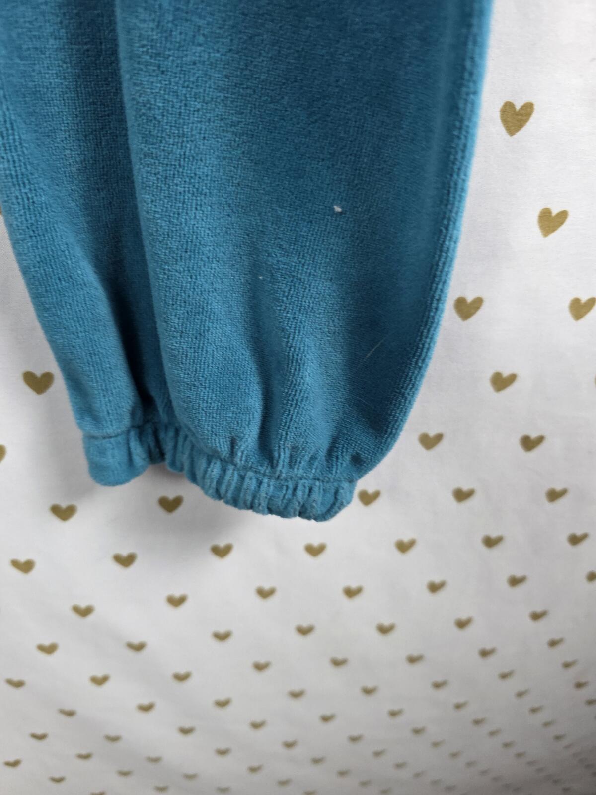 Victorias Secret PINK RARE HTF Velour Bling Joggers Sweatpant y2k XS Teal