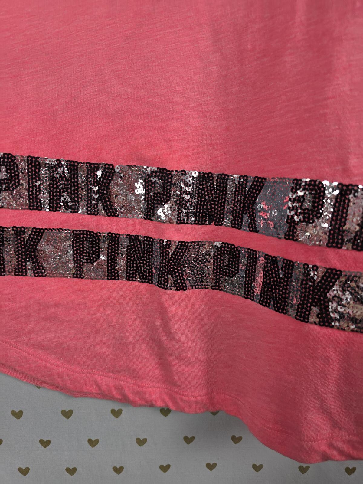 Victorias Secret PINK Neon BLING Tank Top Sequined XS