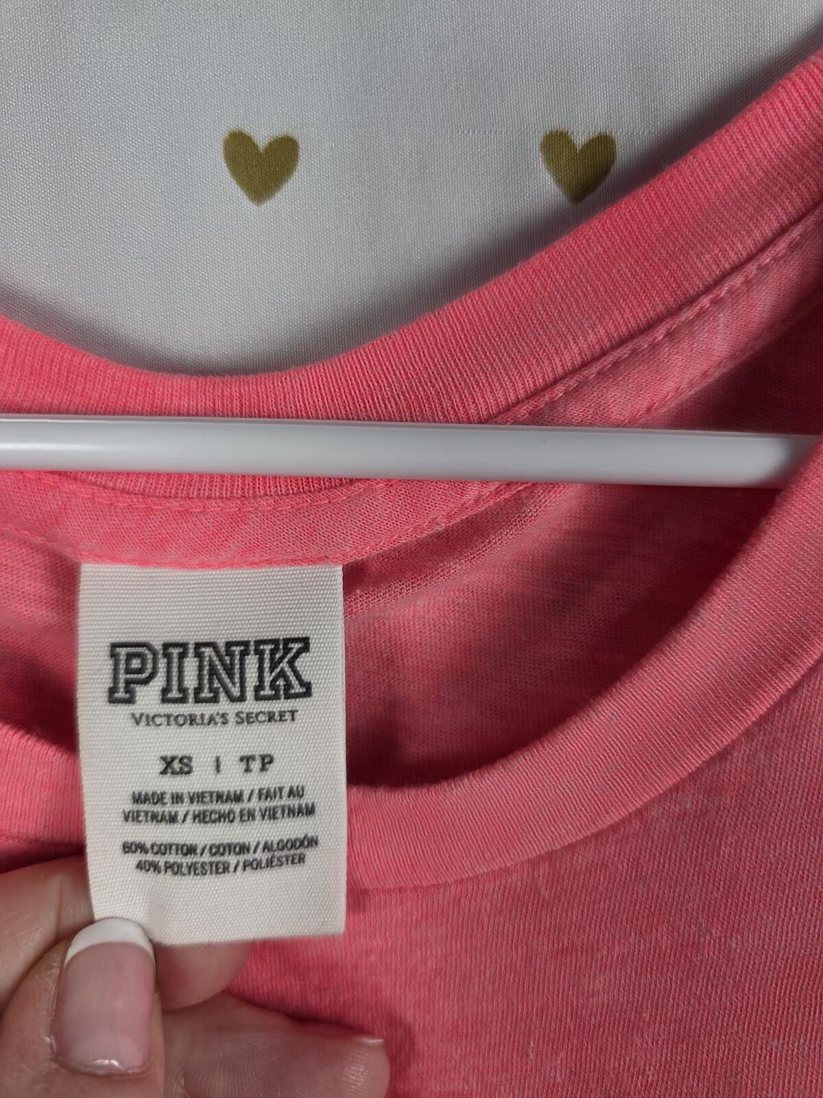 Victorias Secret PINK Neon BLING Tank Top Sequined XS