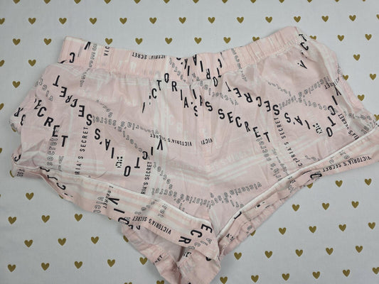 Victorias Secret  Logo Small  Sleep Shorts Boxers Pajama Bottoms