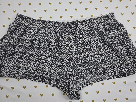 Victorias Secret PINK AZTEC Vintage Medium Sleep Shorts Boxers Pajama Bottoms