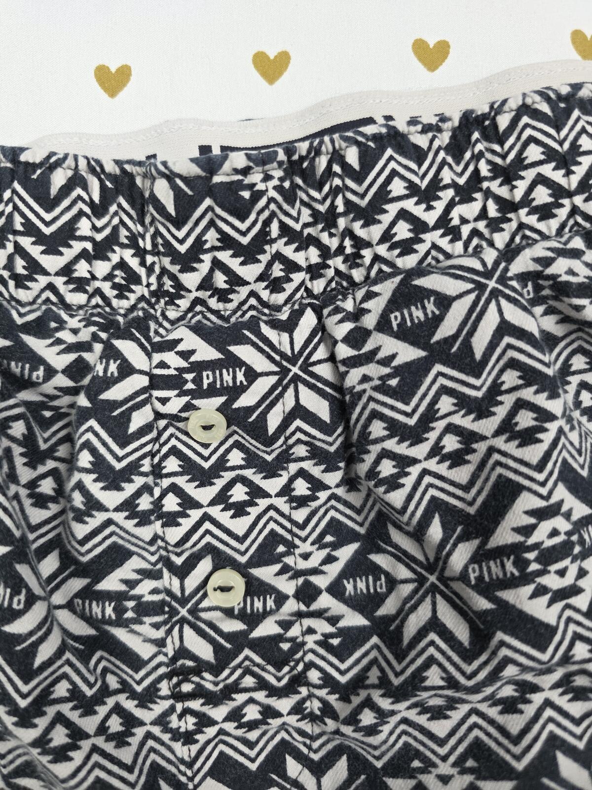 Victorias Secret PINK AZTEC Vintage Medium Sleep Shorts Boxers Pajama Bottoms