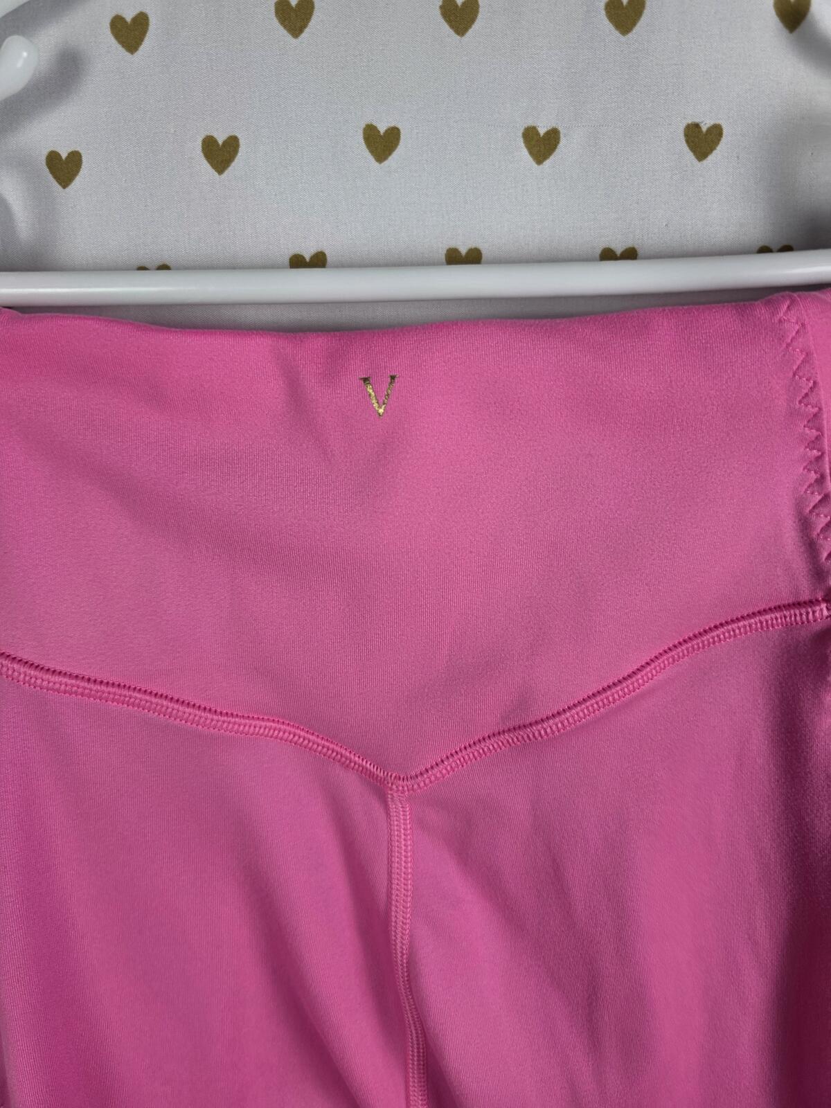 Victorias Secret PINK Sheer Side Cutout Leggings Yoga Pants Sz 6 Medium
