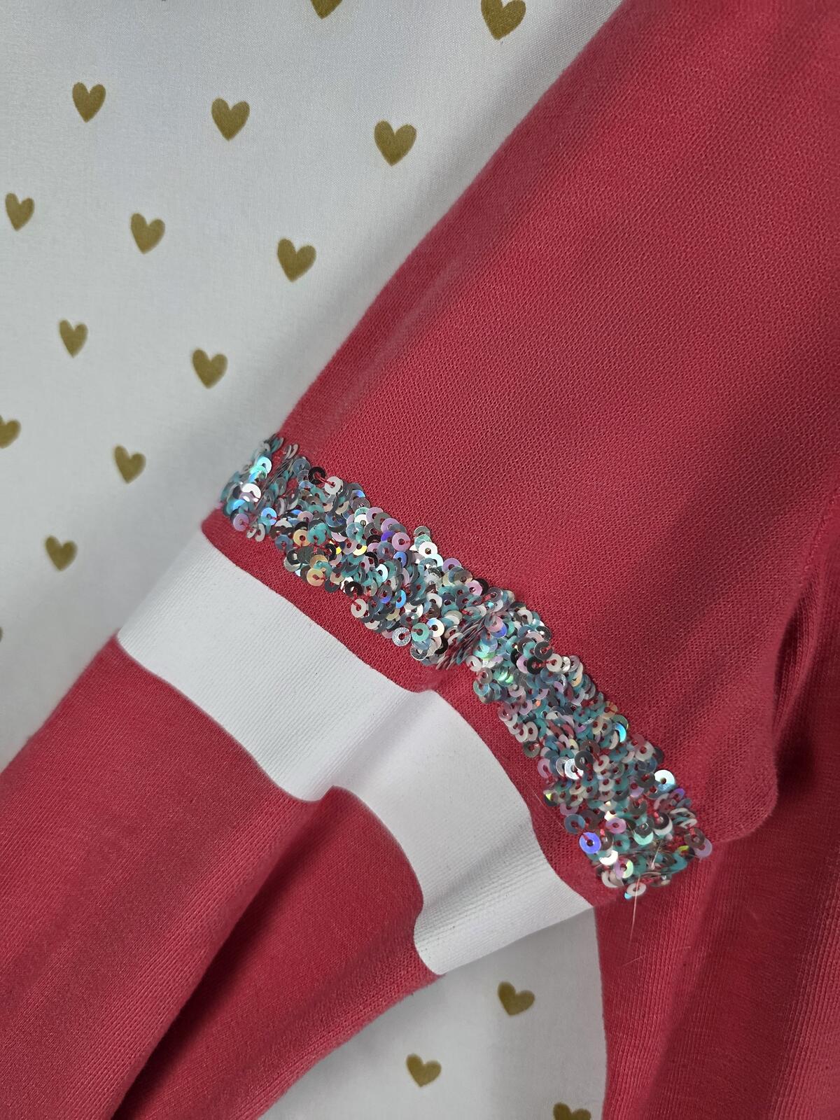 Victorias Secret BLING Wings Hoodie Jacket Sequined Logo Full Zip SMALL