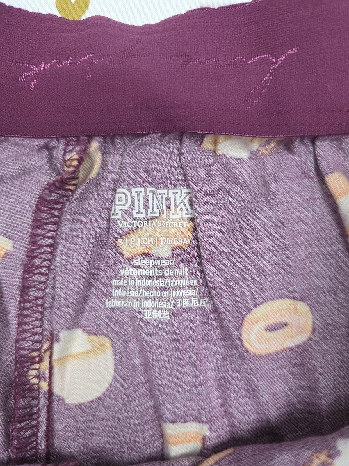Victorias Secret PINK GINGERBREAD  Sleep Shorts Boxers Pajama Bottoms LARGE